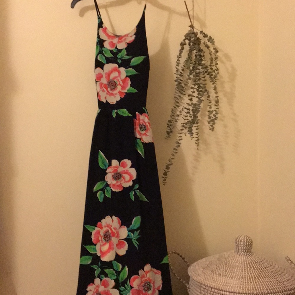 Yumi Kim open back silk maxi dress